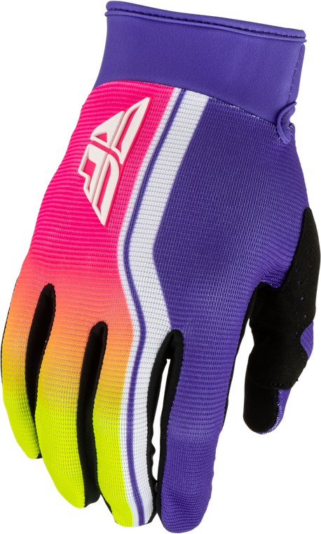 F 16 Raze Gloves Purple/Pink/Yellow Xs