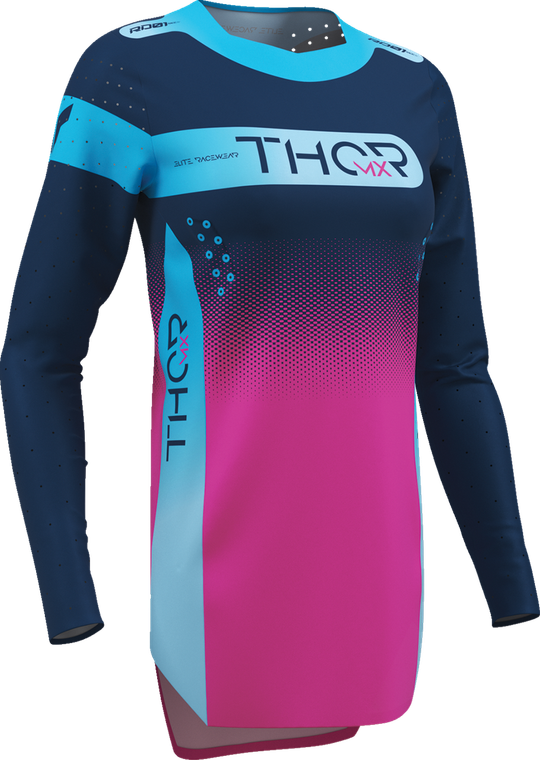 THOR Women's Sportmode Merge Jersey - Navy/Fuchsia - Small 2911-0395