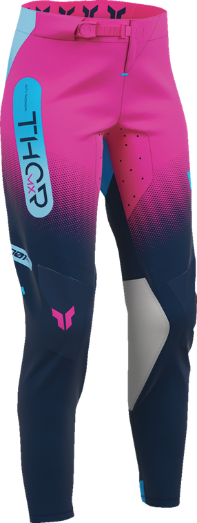 THOR Women's Sportmode Merge Pants - Navy/Fuchsia - US 13/14 2902-0513