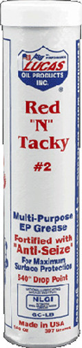 Lucas Red 'N' Tacky #2 Grease Cartridge 14.5oz