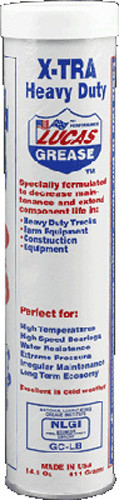 Lucas X-TRA Heavy Duty Grease Cartridge 14.5 Oz