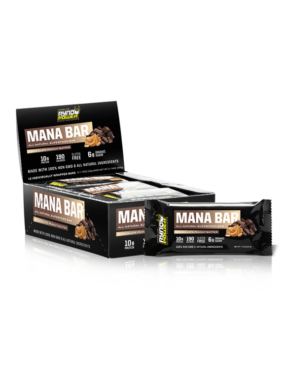 Ryno Power MANA Protein Bar - 12 Pack