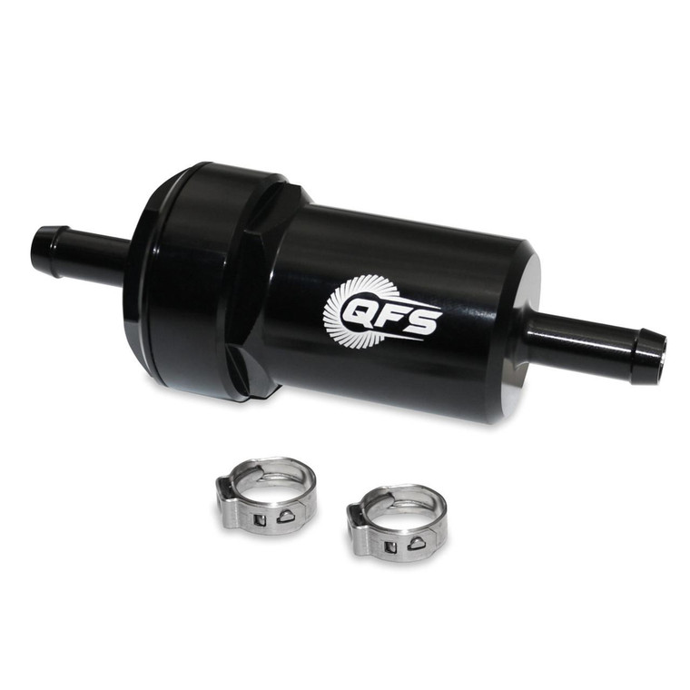 QFS Reusable In-Line Fuel Pump Filter | 125-530 Fi (injected)