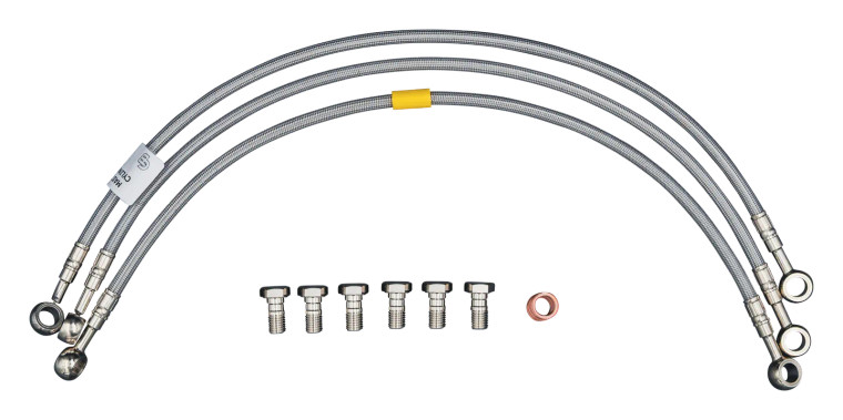 GBrakes 6-Line Front & Rear Brake Line Kit | HD Pan America (2020+)