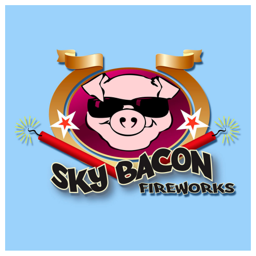 Sky Bacon Fireworks Banner (6ft. x 7ft.) (Case)