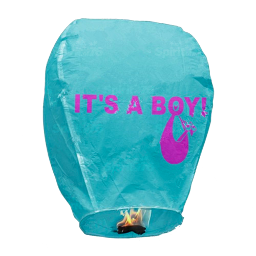 Its A Boy - Sky Lantern (Case)