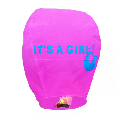 Its A Girl - Sky Lantern (Case)