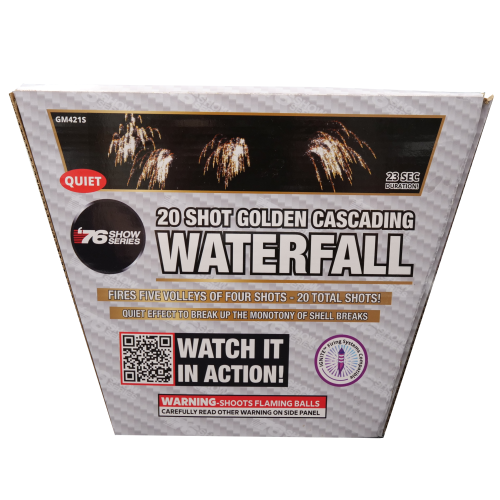20s Golden Waterfall/Horsetail - (23sec) (Case)