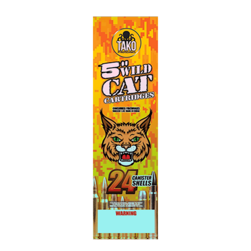 5 Wildcat Cartridges - 60-Gram Canisters (Case)