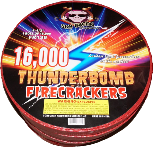 Americas Thunderbomb Firecrackers 16000s (Case)