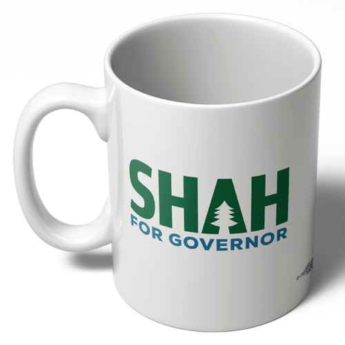 Shah For Governor (11oz. Coffee Mug)