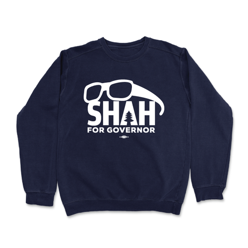 Shah's Glasses (Navy Crewneck Sweater)