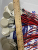 Circular piezo PVDF sensor, with wires, screen printed thick Ag electrode