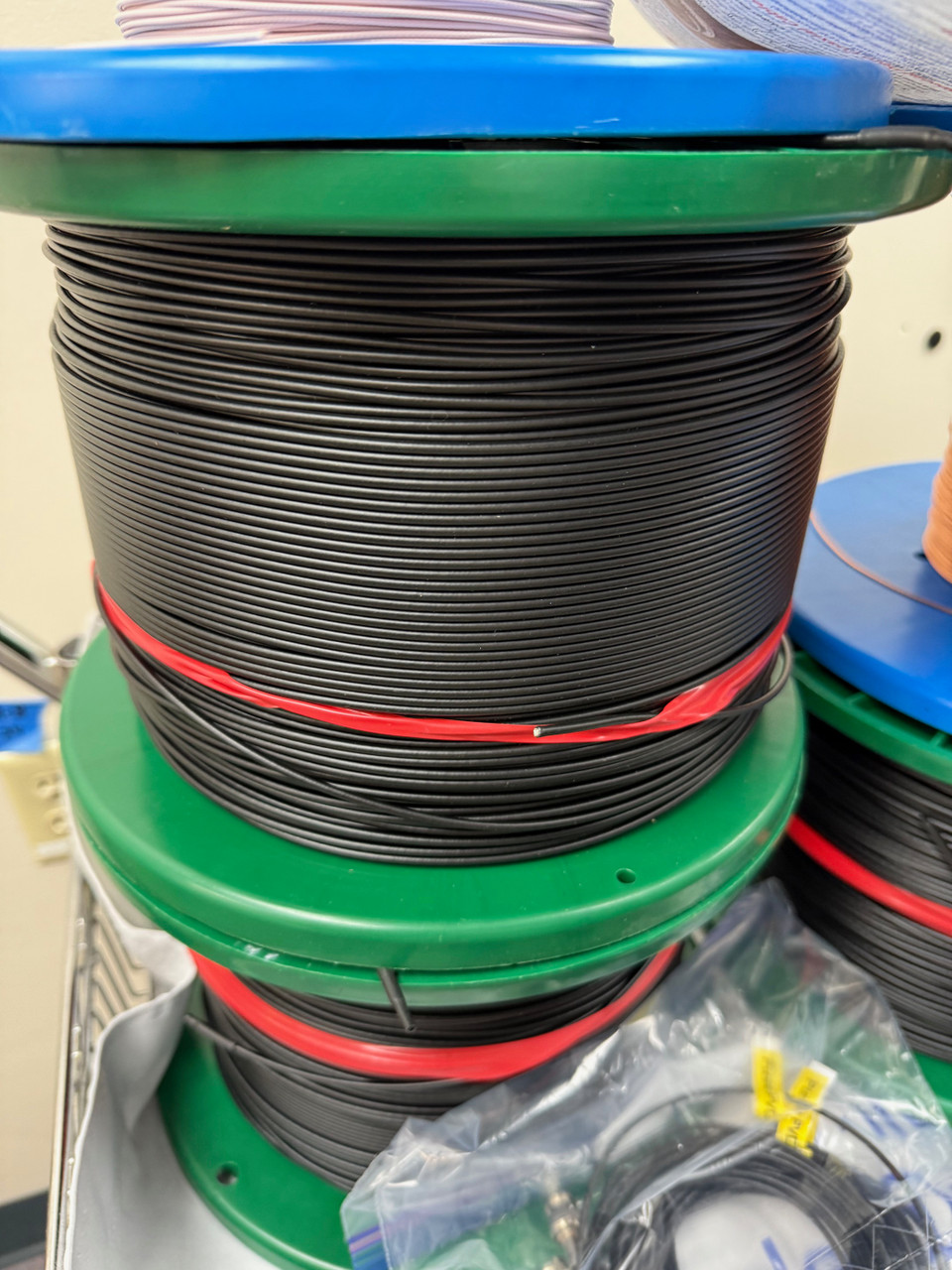 In Stock Piezoelectric PVDF Coaxial Cable for Security & Sleeping Monitor, Smart Piezo Fiber Fabric Cloth TE 1005801-1