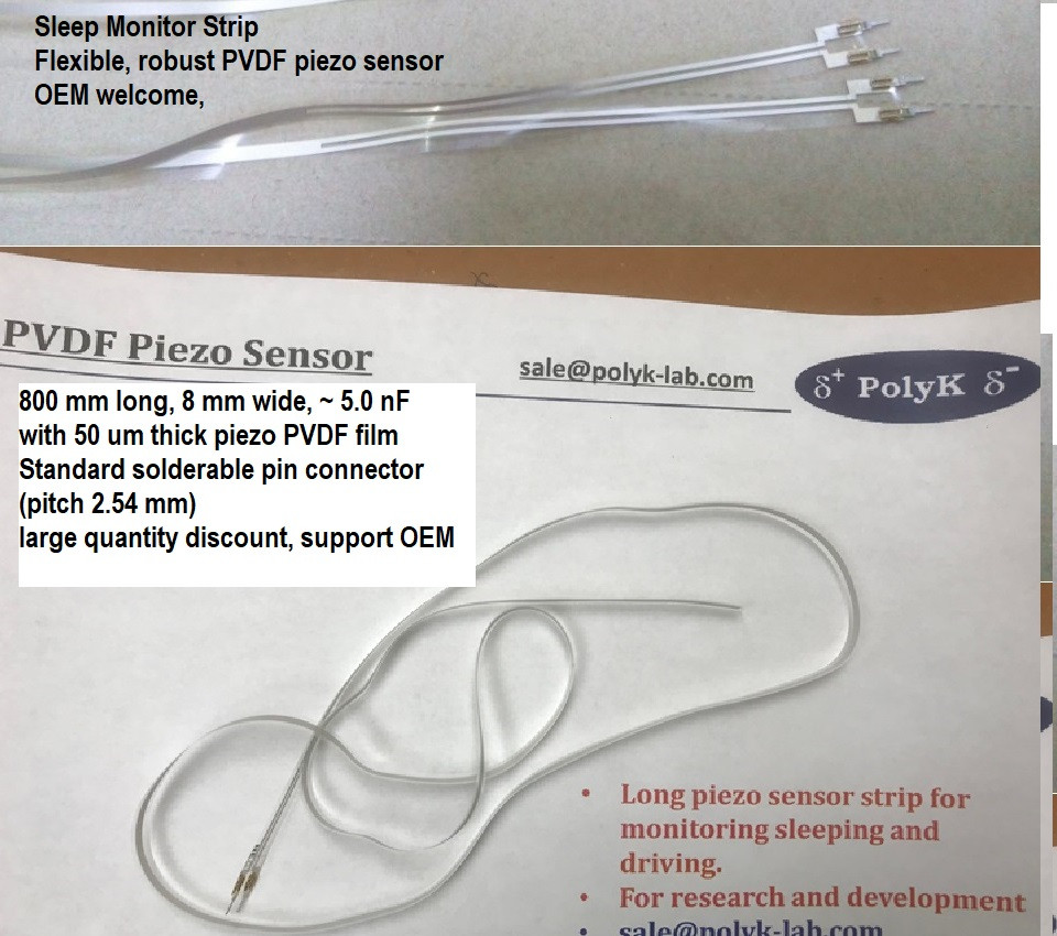 Piezo PVDF, Sleeping Sensor, OEM, Sleep Monitor Strip 10184000-01