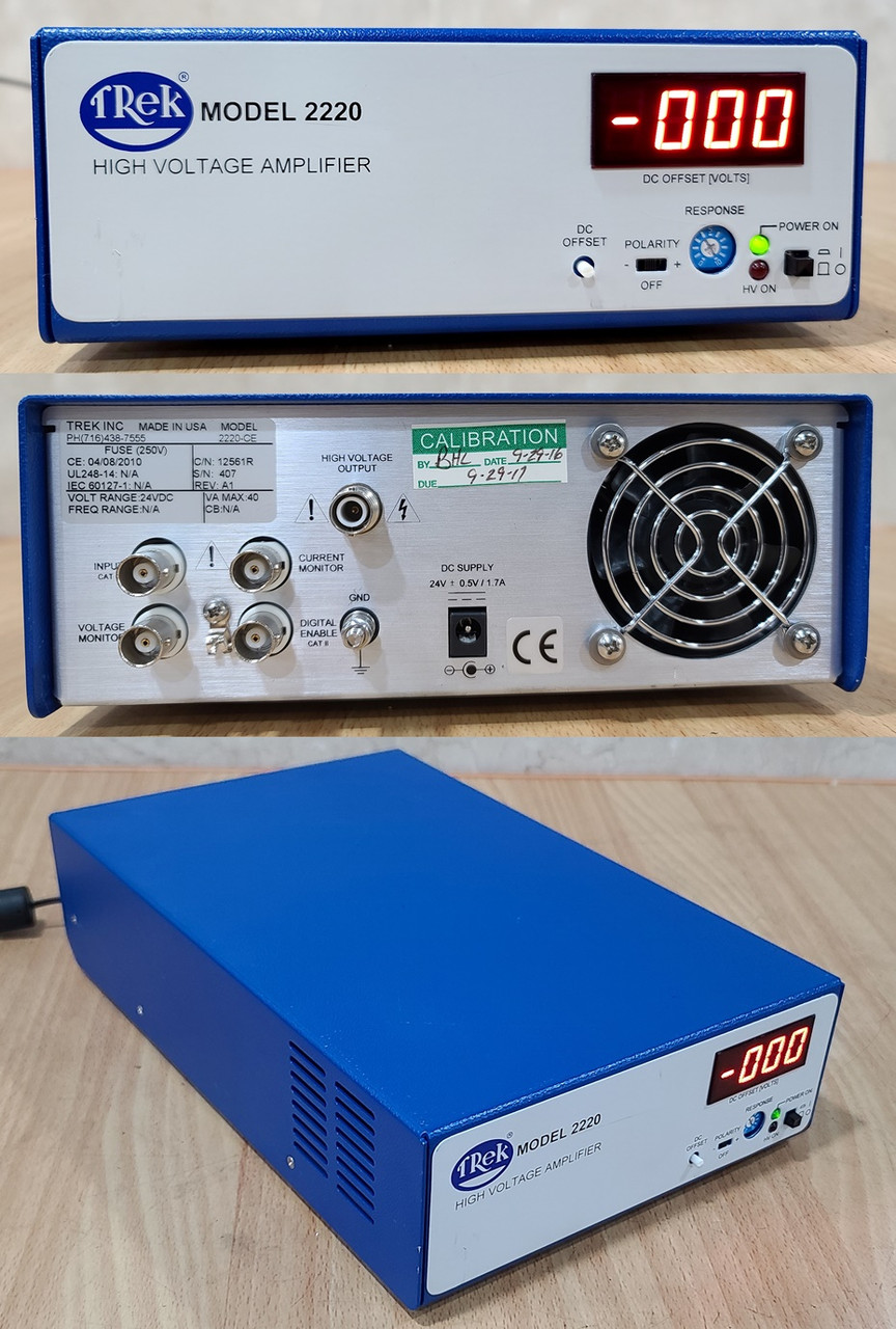 Refurbished Trek 2220 High Voltage Amplifier