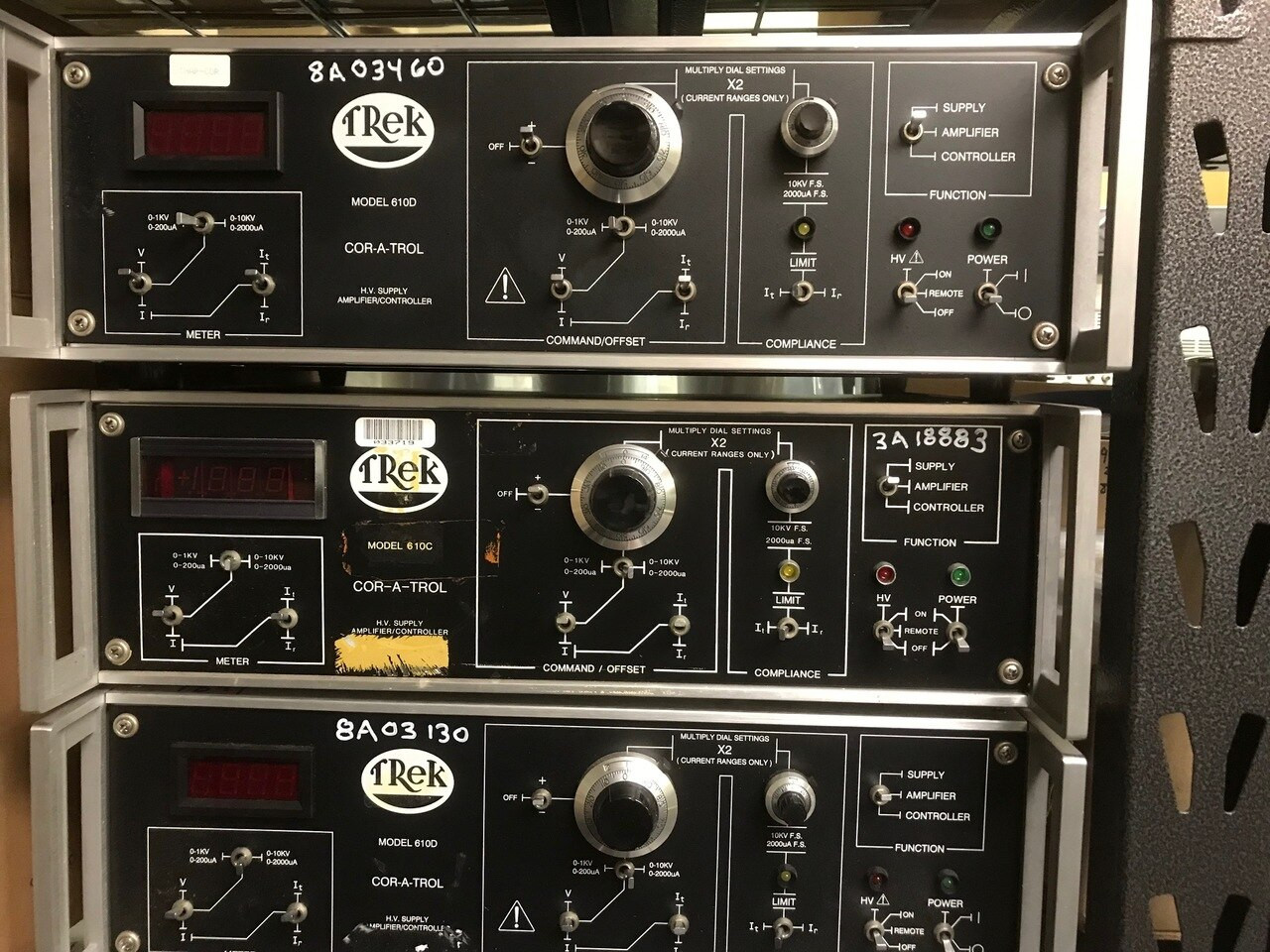 Trek 610D High Voltage Amplifier, Refurbished, +/-10kV/2mA with all cables and warranty Trek 610D High Voltage Amplifier, Refurbished, +/-10kV/2mA with all cables and warranty