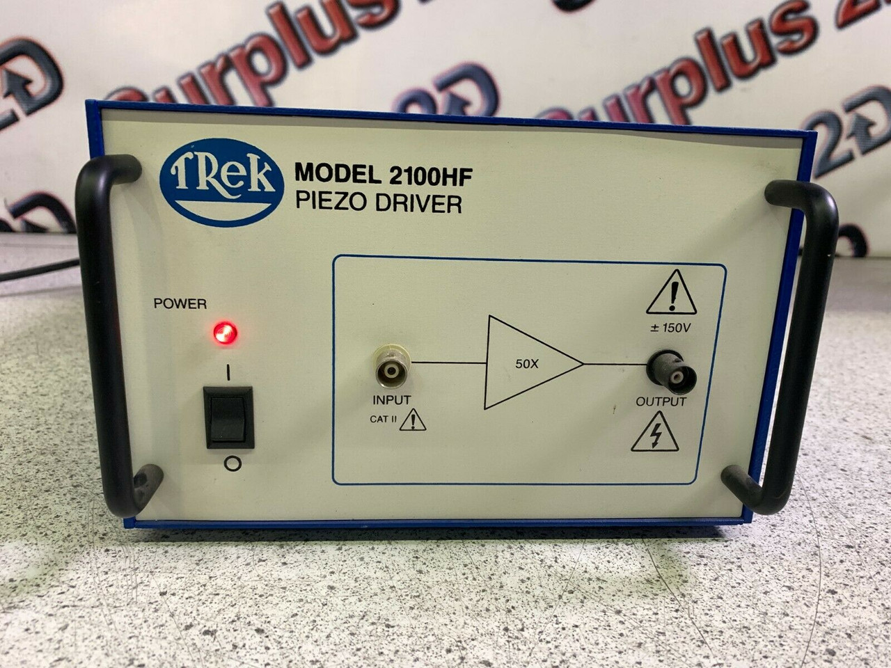 TREK MODEL 2100HF High Frequency High Voltage Piezo Driver Power Amplifier