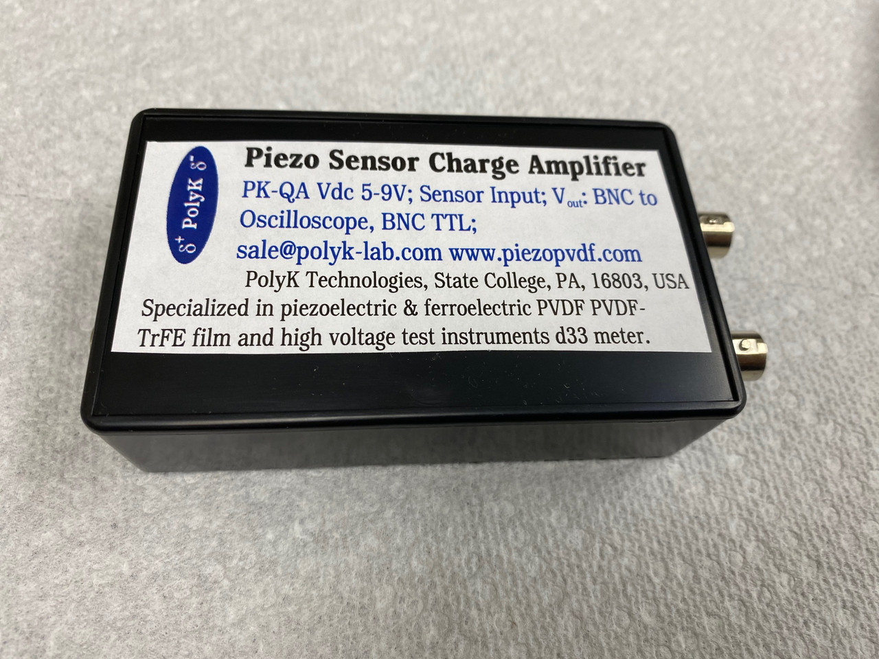 Charge Amplifier for Piezo Sensor