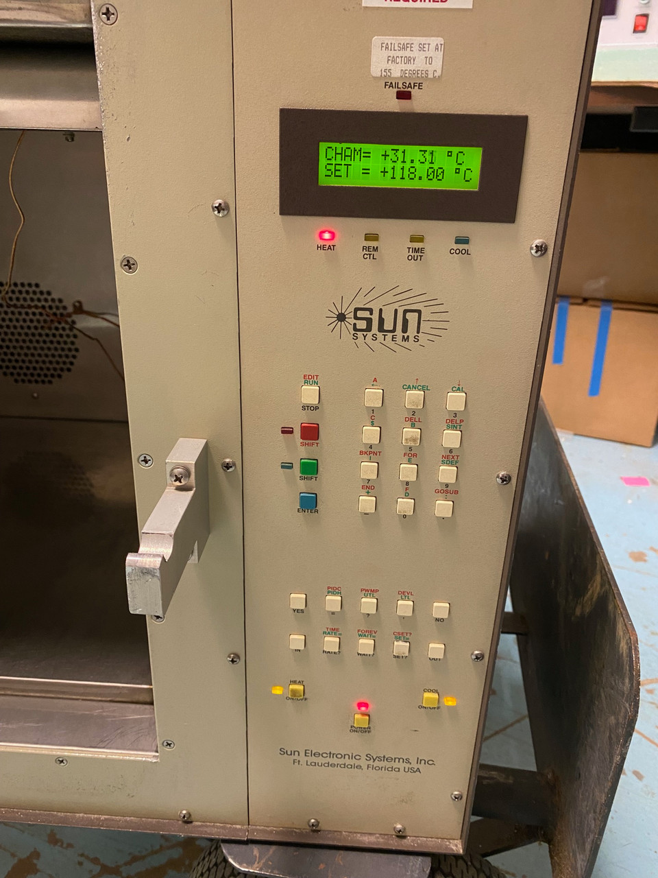 Sun Electronic Chamber Oven EC12,115 V, LN2 cooling, 2018, Rev G