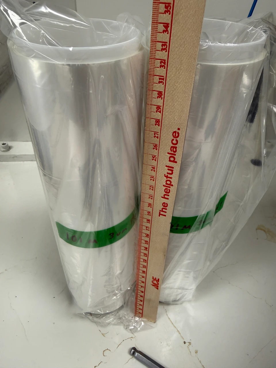Polyester Mylar film, 2.0 um to 50 um thick, 100 m-1000m long roll