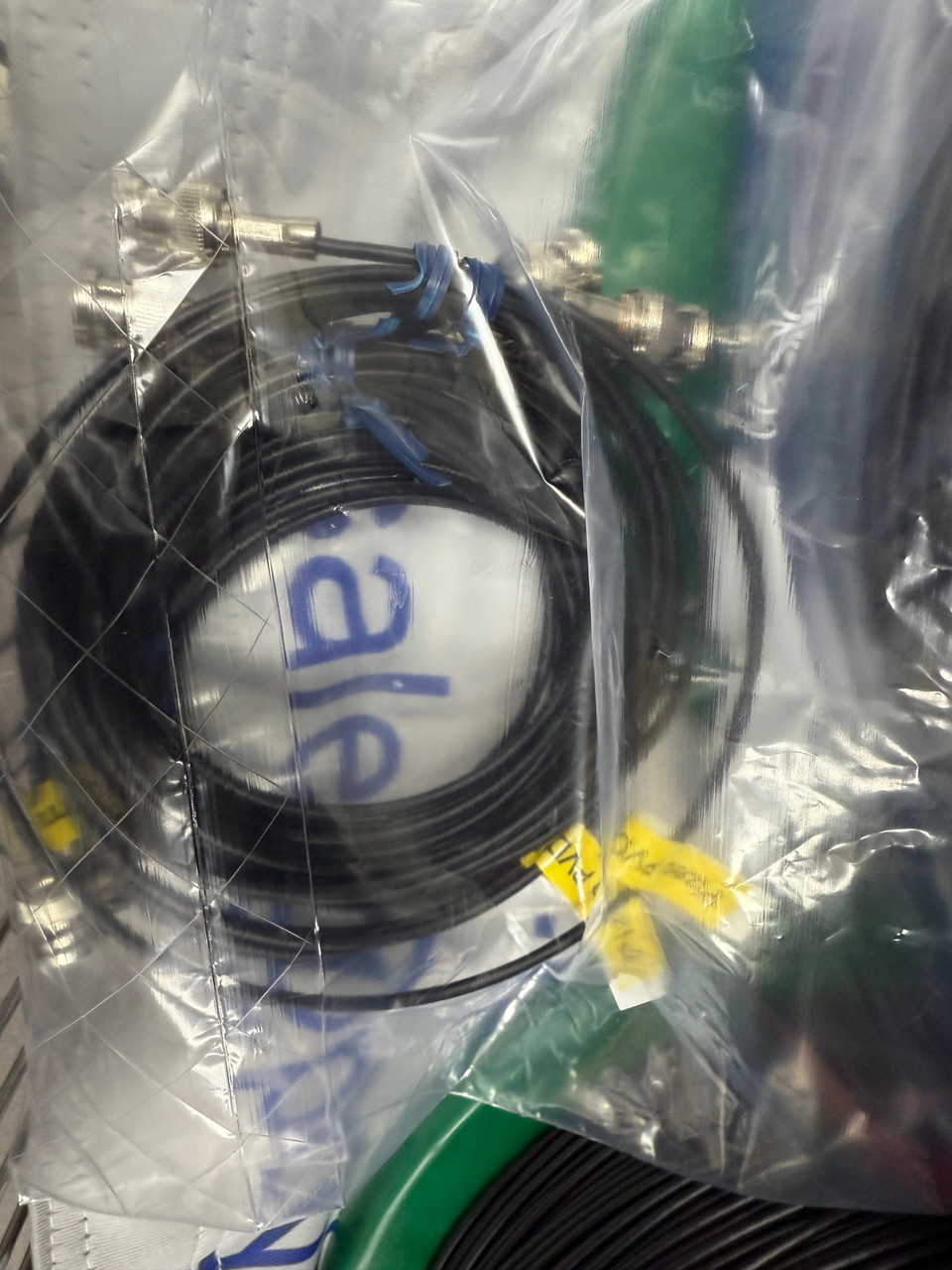 Piezoelectric PVDF Coaxial Cable with BNC connectors for Security & Sleeping Monitor, Smart Piezo Fiber Fabric Cloth Piezoelectric PVDF Coaxial Cable with BNC connectors for Security & Sleeping Monitor, Smart Piezo Fiber Fabric Cloth