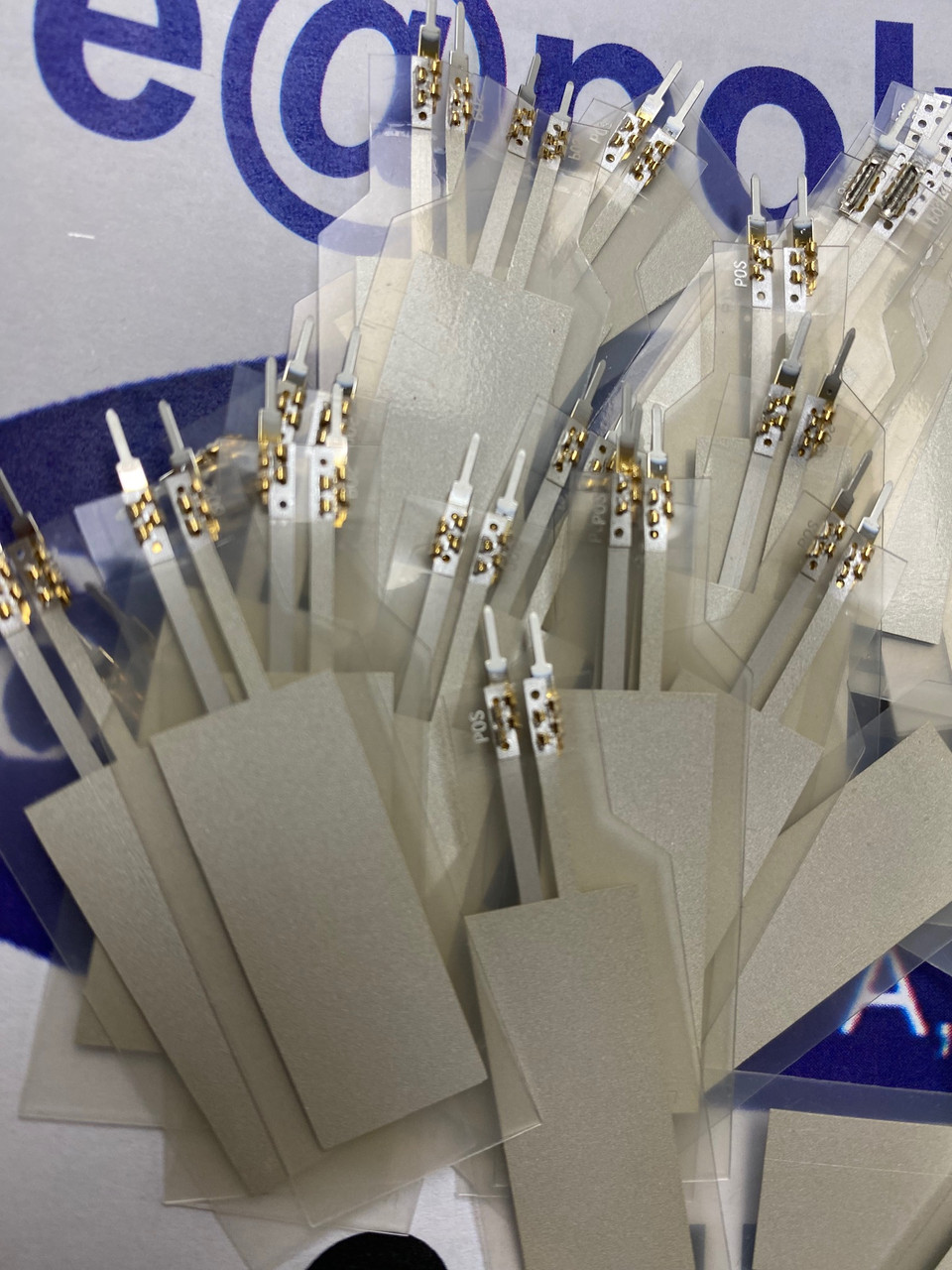 iezo PVDF Sensor 200um thick x 1.2 cm x 3 cm 185 pF for vibration