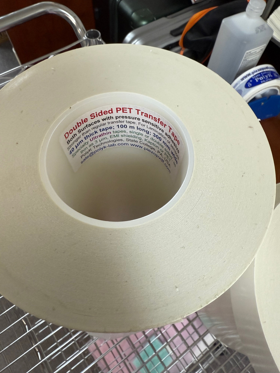 40 um Thick Double Sided PET Tape