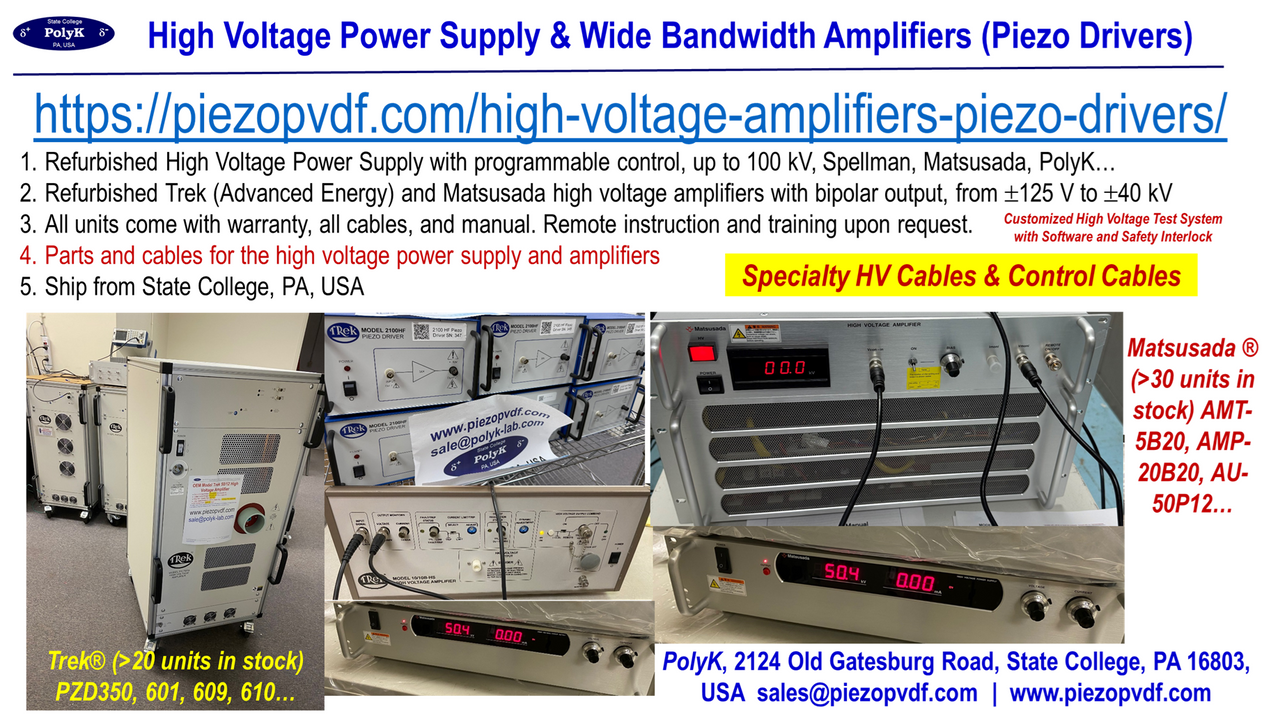 Matsusada High Voltage High Speed Amplifier, AMP-20B20 20kV/60mA 700 V/us