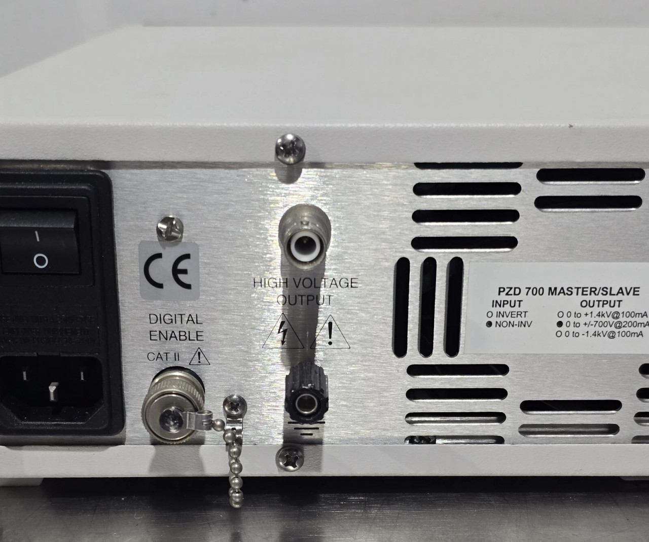 Trek PZD700 M/S High Voltage Power Amplifier and Piezo Driver, +/-700V, 200 mA, 125 kHz bandwidth, 370 V/us slew rate