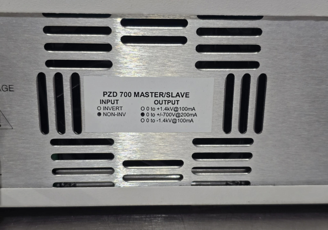 Trek PZD700 M/S High Voltage Power Amplifier and Piezo Driver, +/-700V, 200 mA, 125 kHz bandwidth, 370 V/us slew rate