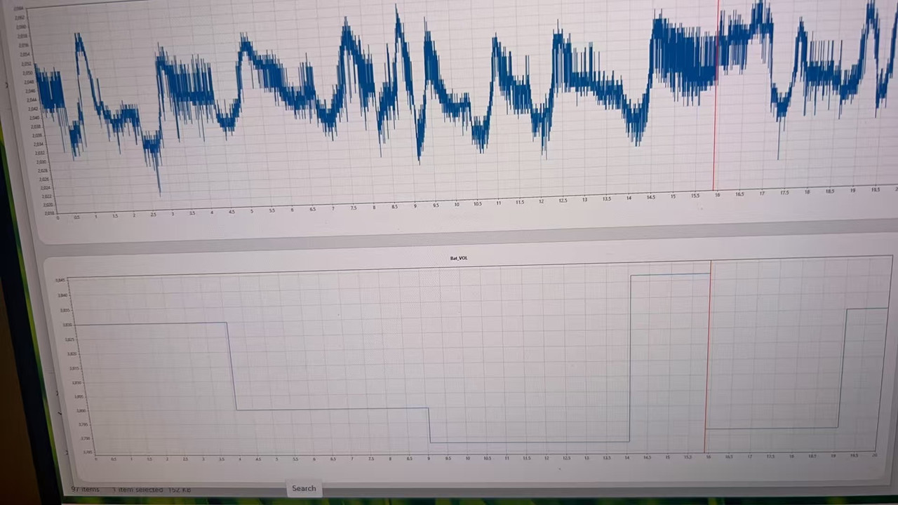 Piezo Sensor Signal Acquisition and Bluetooth Transmission