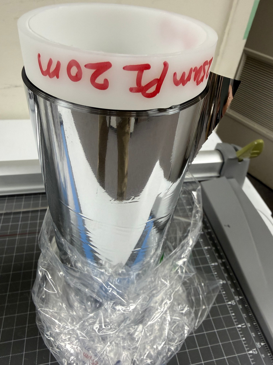 Polyimide 12.5 um or 25 um thick film with aluminum electrode (both surfaces)
