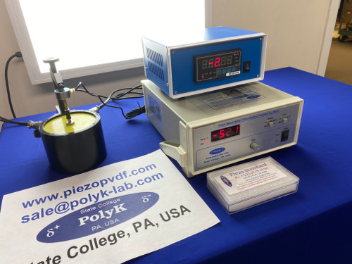 Berlincourt Piezoelectric meter (2000 pF/N) to measure d33 constant, with static force sensor