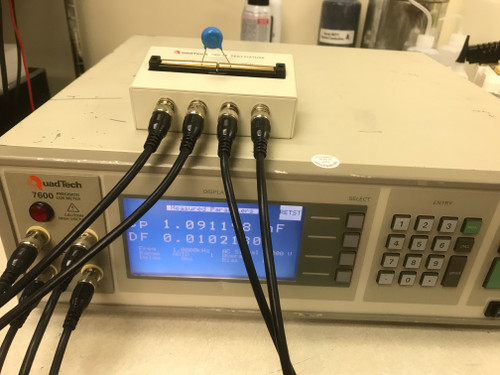 QuadTech 7600 Precision LCR Meter, 10 Hz to 2 MHz, With Test Fixture and Cable, 200 V max DC bias voltage