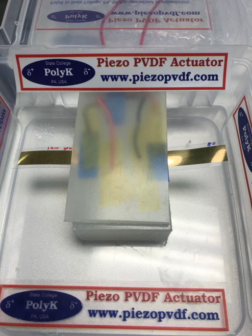 Electroactive Polymer EAP Actuator: PVDF piezoelectric film, tip displacement > 20 mm