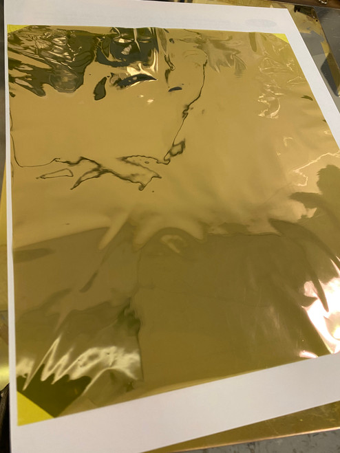 Ultrathin Kapton HN polyimide ~6 um thick film with gold electrode