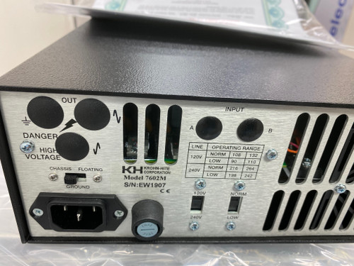 New Krohn-Hite Model 7602M Wide Band High Frequency Power Amplifier +/-400 V 1 MHz  Trek PZD350 2100HF