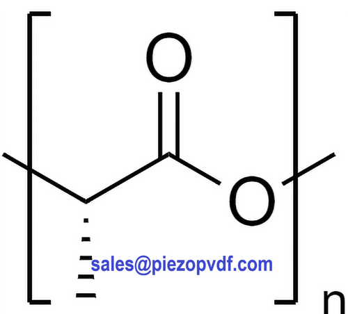 Piezoelectric PLLA Film Uniaxially Oriented d14 Poly(L-Lactide) Poly(L-lactic acid)
