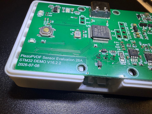 Piezo Sensor Signal Acquisition and Bluetooth Transmission