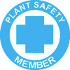 Plant Safety Member Hardhat Sticker