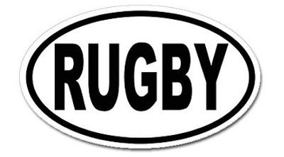 Rugby Bumper Sticker