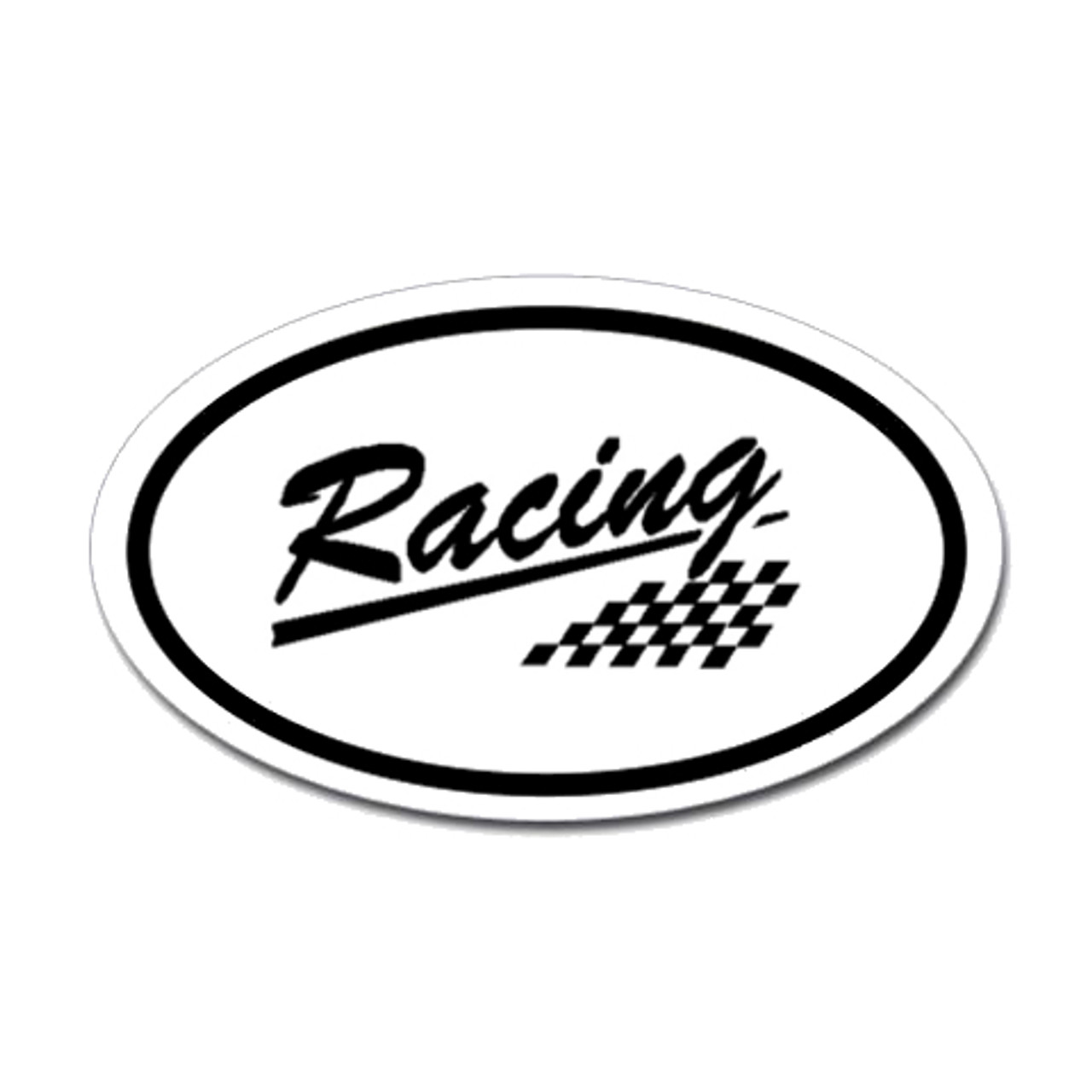 Racing Oval Sticker