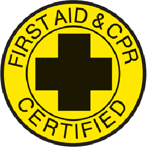 First Aid & CPR Certified