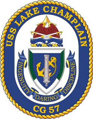 US Navy USS Lake Champlain CG 57