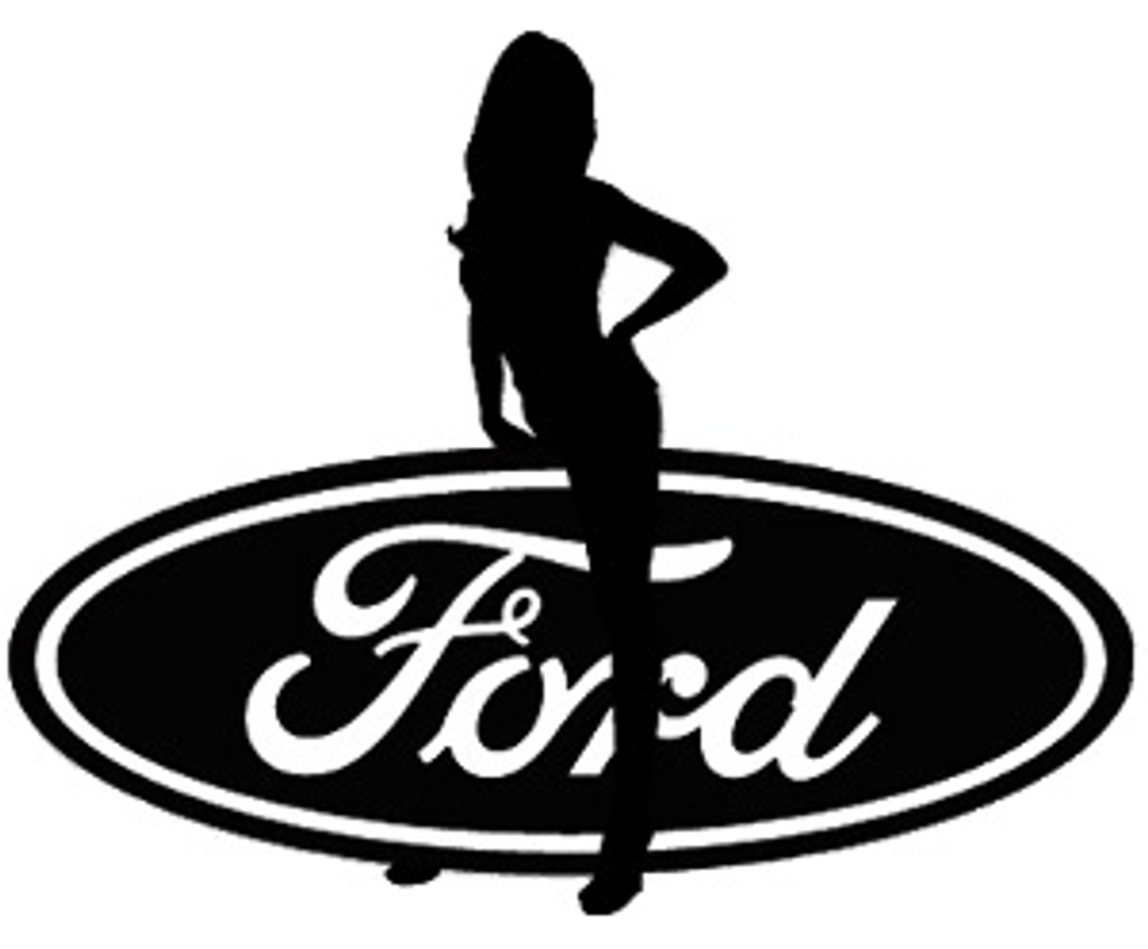 Ford Sexy Girl Decal 5983