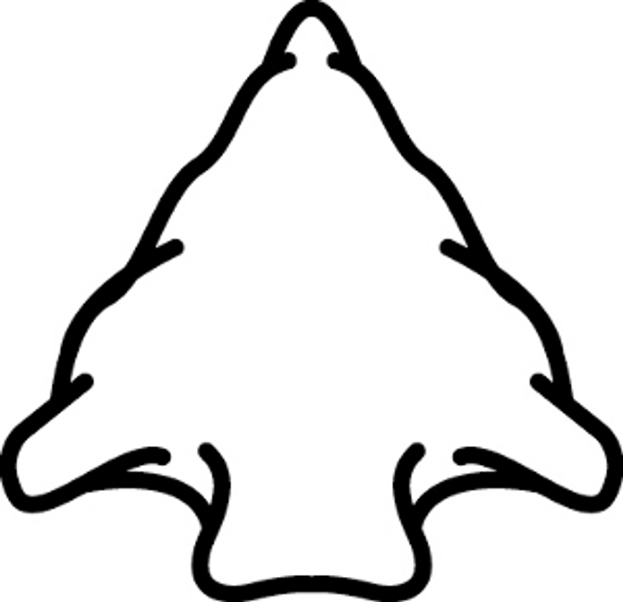 indian arrowheads clipart