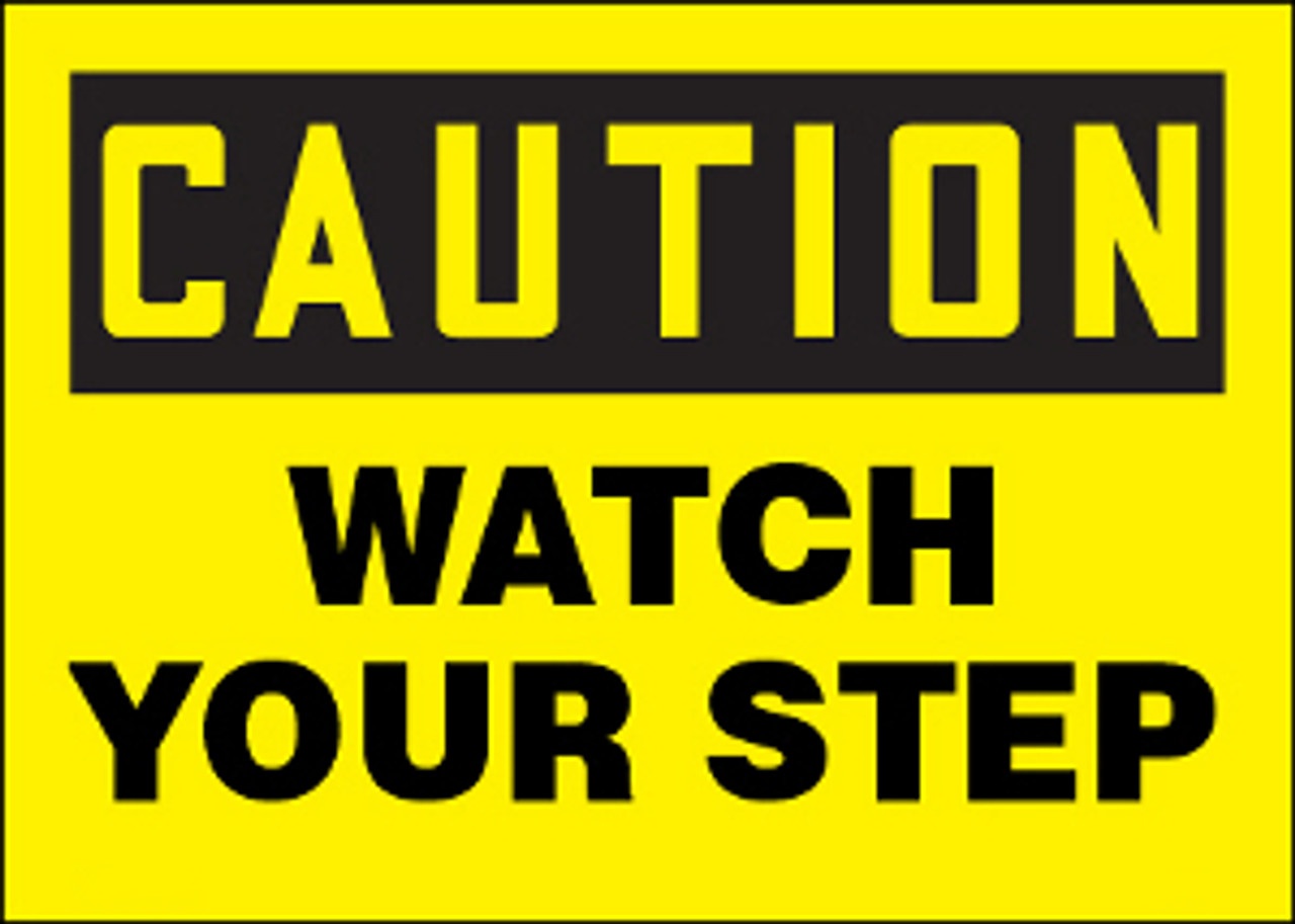 printable watch your step sign