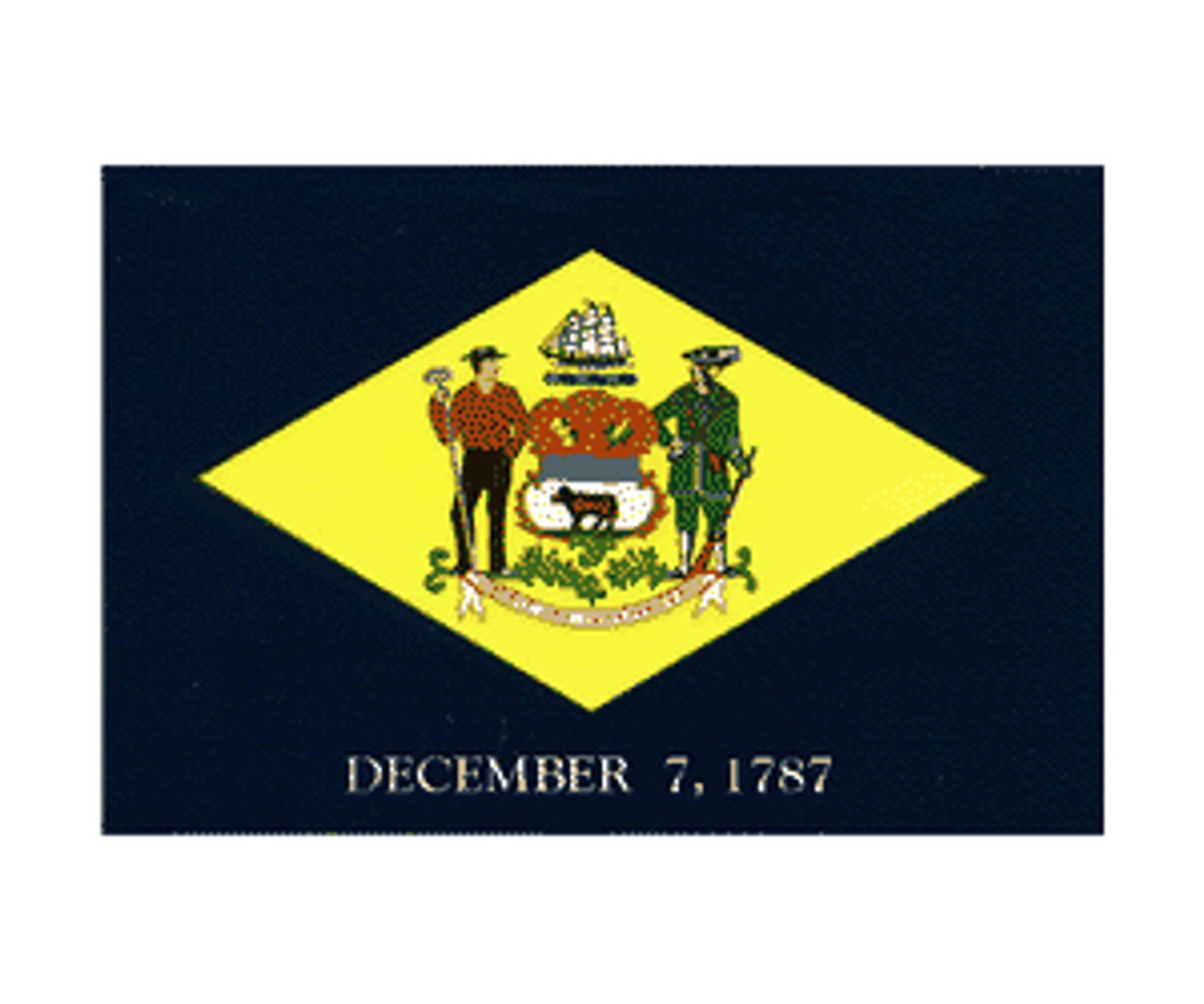 Delaware State Flag Decal