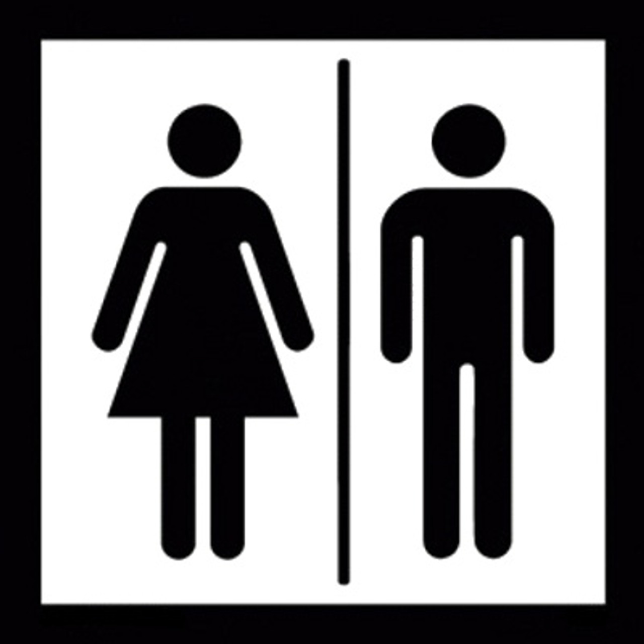 man toilet sign